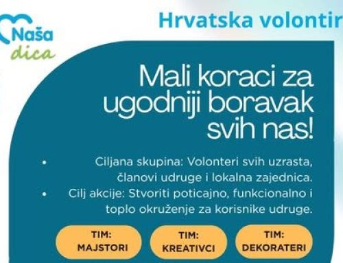 Hrvatska volontira – Pomozimo zajedno urediti prostor za našu djecu i mlade